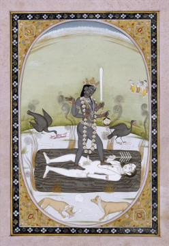 Diosa Kali en Shiva sexy Pinturas al óleo